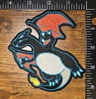 High Quality Pokémon Mega Charizard Iron On Patch