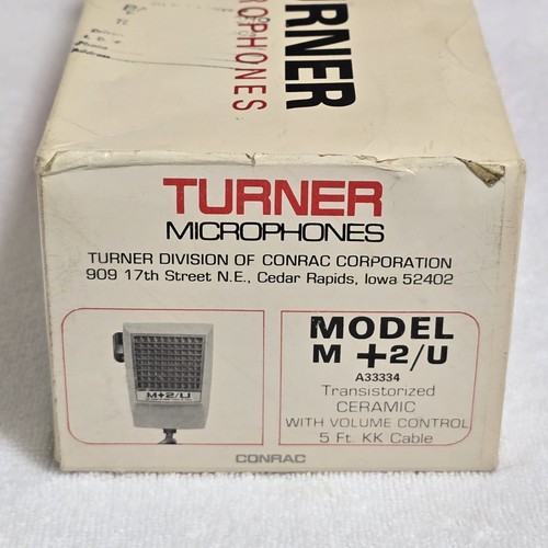 Microfono Vintage Blu Turner Conrac M + 2/U Radio Portatile CB Mic - Foto 16 di 18