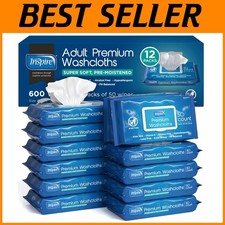 12 Packs of Adult Incontinence Wipes