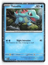 Totodile Cosmos Holo 041/217 Eroi Ascesi Promo Carta Pokemon TCG quasi nuova