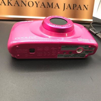 Nikon Coolpix W100 Waterproof Digital Camera 13.2MP Pink gift From