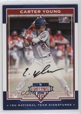 2017 Panini USA Baseball Stars & Stripes Black Ink /25 Carter Young Auto 0i76