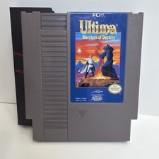 Ultima Warriors of Destiny Nintendo NES +Dustcover Tested Authentic CLEAN