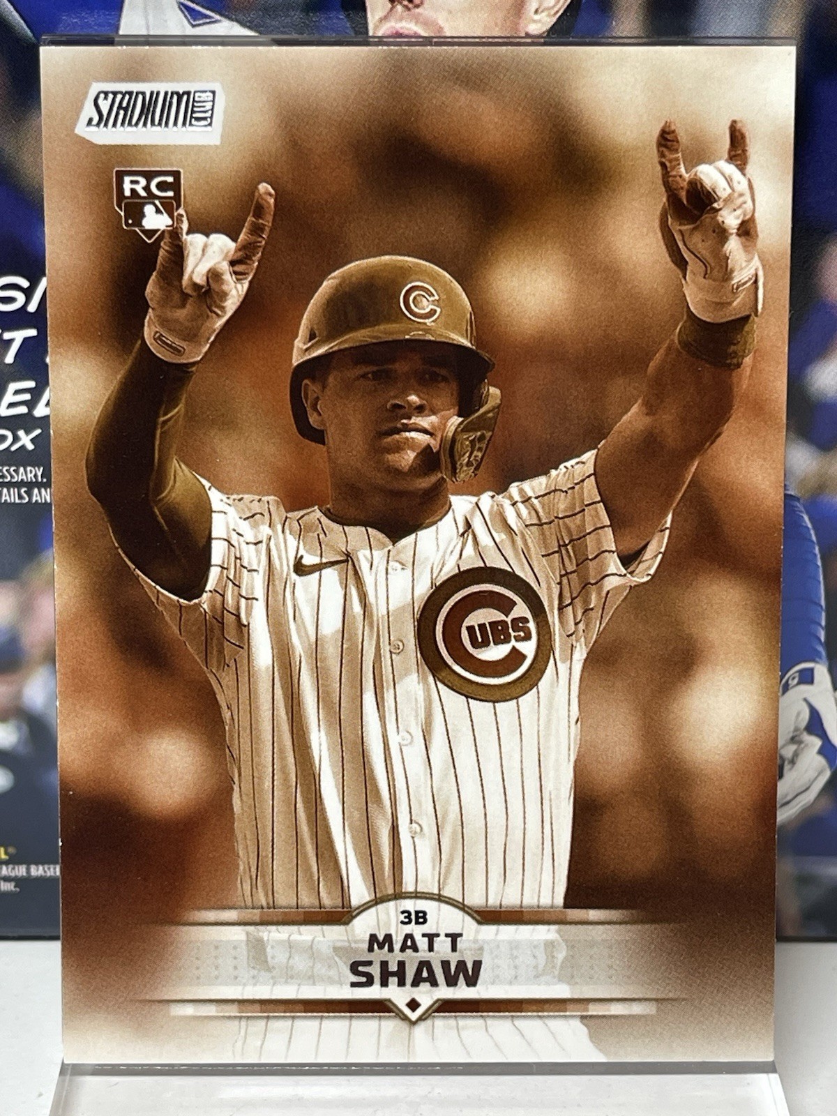 2025 Topps Stadium Club - Matt Shaw RC #65 - Sepia
