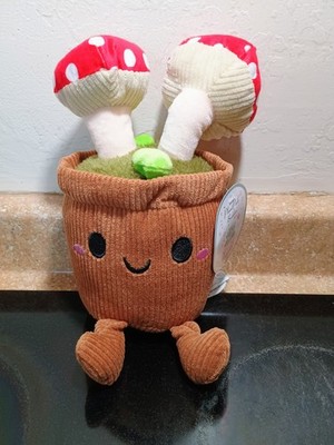 Linzy 1 Pack Plush Plants Pals Buddies Stuff Animals Toys Mushrooms   12'' NEW