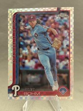 2025 Topps Chrome - Alec Bohm Chrome X-fractor #57 Phillies