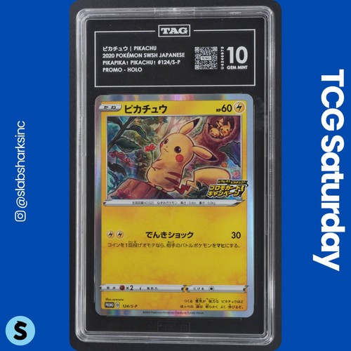 2020 POKEMON JP SWSH PIKAPIKA! PIKACHU! PROMO #124/S-P PIKACHU TAG 10