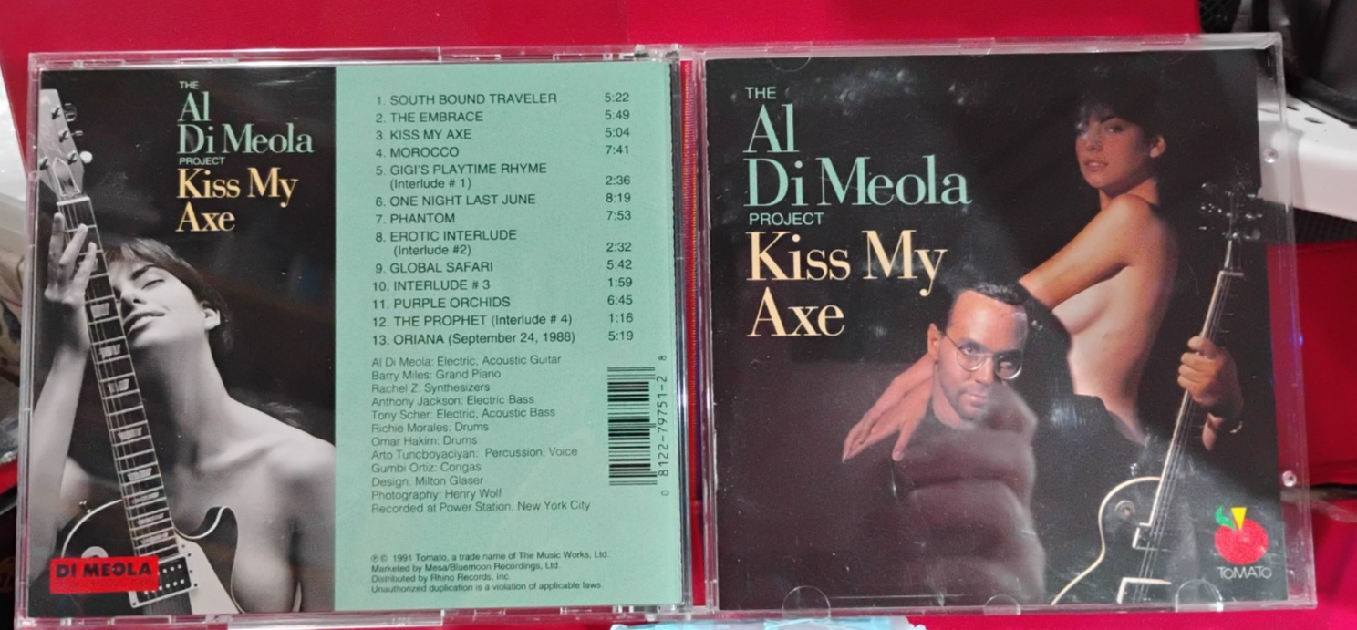 AL DI MEOLA PROJECT KISS MY AXE CD - FREEPOST