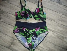 Maillot de bain 2 pièces imprimé exotique - Marque Blancheporte - Taille 42