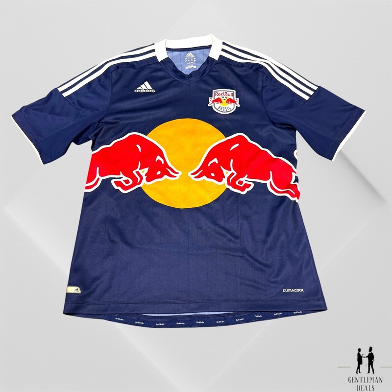 Adidas Red Bulls REDBULLS Brasil Authentic Blue  Stefan  Men's L Large 22x30