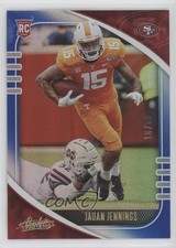 2020 Panini Absolute Rookie Spectrum Blue 10/50 Jauan Jennings #151 4l3