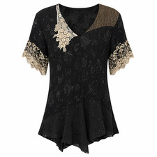 Vintage Whimsigoth Fairy Grunge Lace Silk Top Women Size 12 Romantic Festival