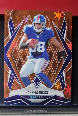 2025 Panini Phoenix - Hakeem Nicks #86 Orange Winter /99