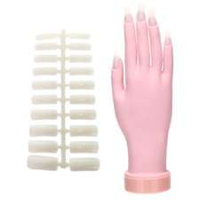 Model Hand Nail Practice Fake for Manicure Hands Female Silicone