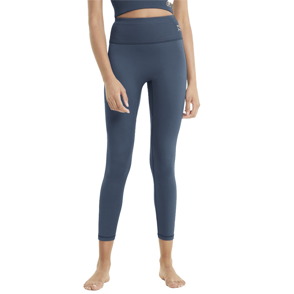 PUMA Exhale High Waist Womens Blue Athletic Leggings 520059-89