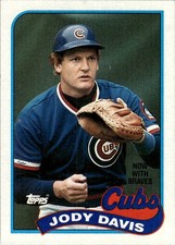 1989 Topps Jody Davis Chicago Cubs #115 14151