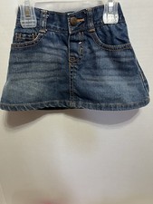 Oshkosh B'Gosh Girls Denim Skort Size 2
