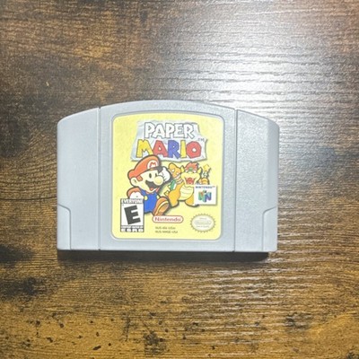AUTHENTIC Nintendo Paper Mario Nintendo 64 Game Cartridge 
