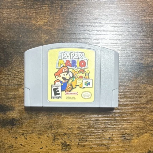 AUTHENTIC Nintendo Paper Mario Nintendo 64 Game Cartridge