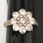 Vintage Ring MARKED 925 STERLING SILVER Size 9 Band Jewelry lot y