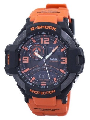 Casio G-SHOCK GRAVITYMASTER Neon Illuminator Analog-Digital GA-1000-4A Herrenuhr