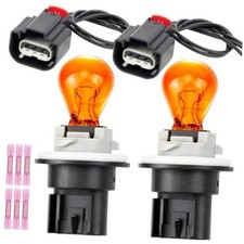 Front Parking/Turn Signal Socket  Bulb  Wire Harness Connector Kit for Jeep