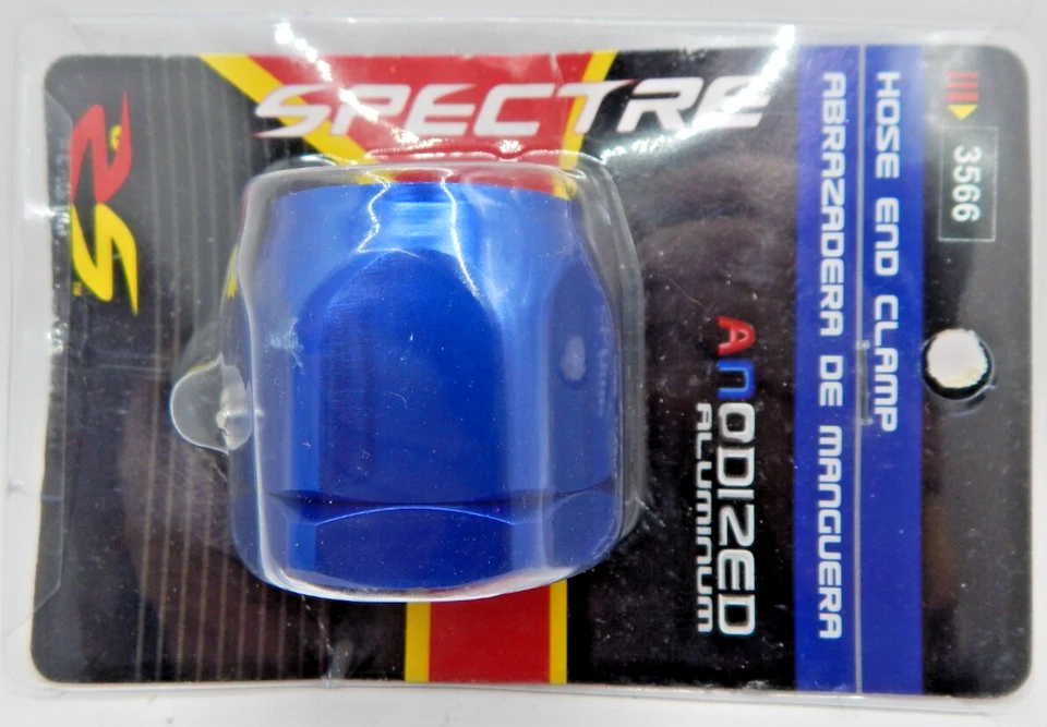 Magna Clamp 1" ID Blue Anodized Aluminum Heater Hose Fuel Line End 1.5" Max OD - Image 4 of 4