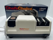 Chef's Choice Professional 100 Diamond Hone Knife Sharpener Tested Works Great