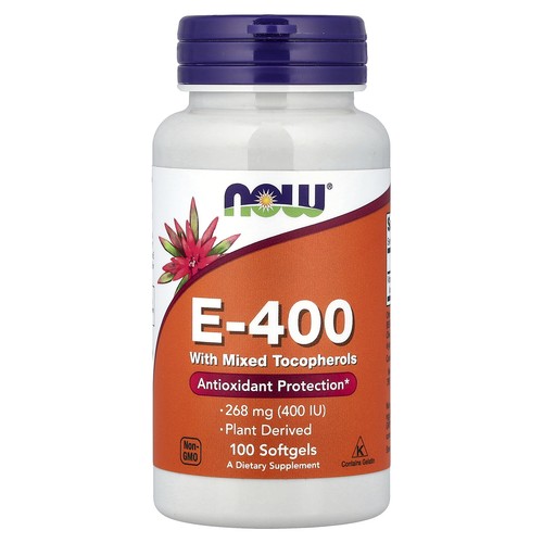 E-400 with Mixed Tocopherols, 268 mg (400 IU), 100 Softgels