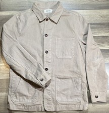 Taylor Stitch Ojai Jacket Mens 40 Medium Organic Cotton Twill Tan Chore Coat