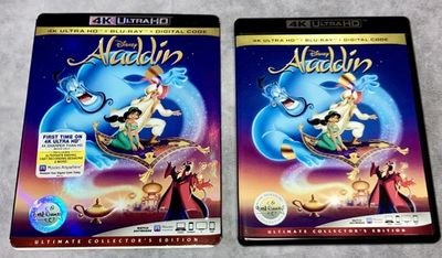 #ad Aladdin Signature Collection 4K Ultra HD Bluray With Slipcover $15.98