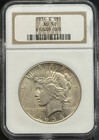 1934 S Peace Silver Dollar NGC AU-50