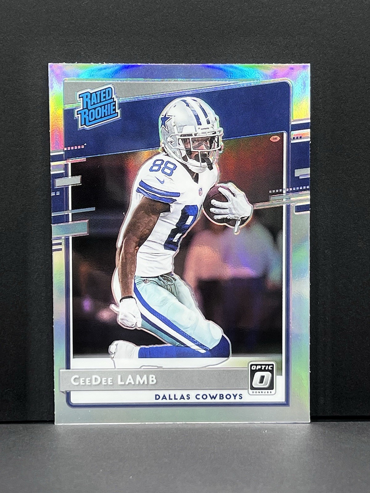 2020 Panini Donruss Optic CeeDee Lamb #156 Holo Prizm Dallas Cowboys