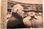 AP PHOTO OF OAKLAND OWNER CHARLES O.  FINLEY & A.L. PRESIDENT JOE CRONIN - 1973 — photo 1