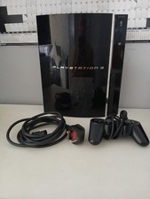 PlayStation 3 PS3 CECHC03 PAL Black 1x Controllers 60gb