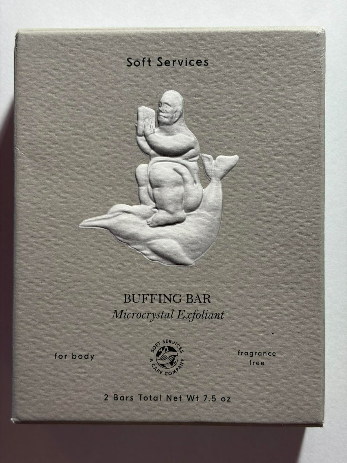 Soft Services Buffing Bar Exfoliating Body Bar for KP and Ingrown Hair (2 pack)