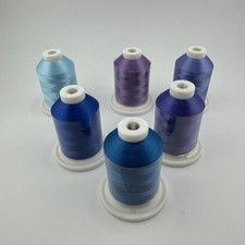 Brother Pacesetter Polyester Embroidery Thread 6 Spools 1100yds 2