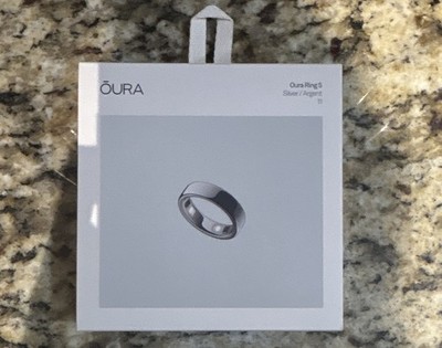 Oura Ring 5 - Gen 5 - Silver Size 11 Brand New Sealed