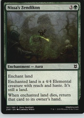 Nissa's Zendikon 197 Common Zendikar Rising Magic: The Gathering Near Mint