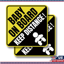 Reflective Waterproof Removable Safety Sign Car - Baby On Board Magnet 2 Pack 5 Reflective Waterproof Removable Safety Sign Car - Baby On Board Magnet 2 Pack 5