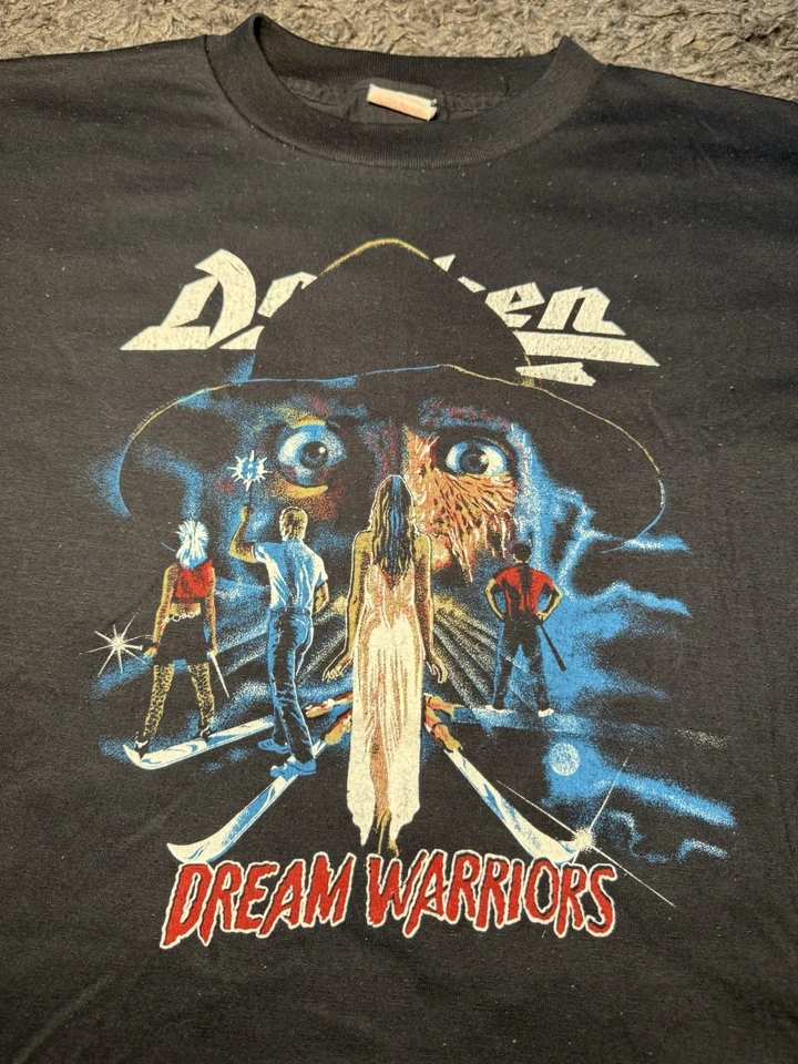 Camiseta De Colección Años 80 Pesadilla en Elm Street 3 Dream Movie Promo Terror 1987 Mediana Foto 2 de 4