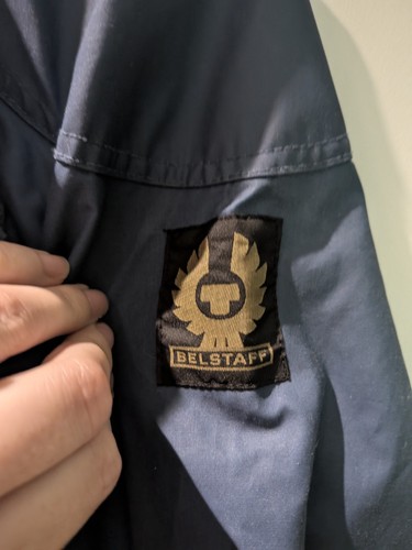 Belstaff Mans Waxed Jacket Blue 44 Race Master - Imagen 6 de 9