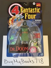 MARVEL LEGENDS - HASBRO - DR. DOOM - FANTASTIC 4 - RETRO CARD ACTION FIGURE
