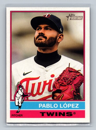 2025 Topps Heritage #131 Pablo López | Baseball Card
