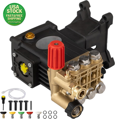 #ad 1 Inch Shaft Triplex Pressure Washer Pump 4200 PSI 4.2 GPM Compatible Honda $270.52