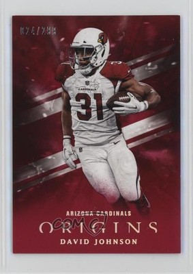 2018 Panini Origins Red 24/299 David Johnson #28 0i21