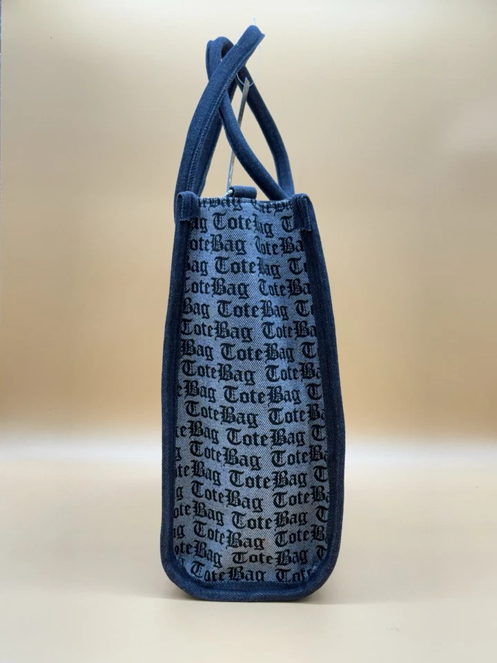 Cartera/bolso de mano de mezclilla para mujer XOXO con monograma XOXO - negro - XOH406 Foto 4 de 4