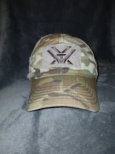 Vortex Camo Trucker Hat Cap Adjustable Strap Mesh Back Camouflage