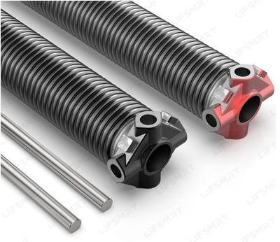 #ad Pair of Garage Door Torsion Springs 0.250 x 2#x27;#x27; x 29#x27;#x27; w Winding Bars $99.99