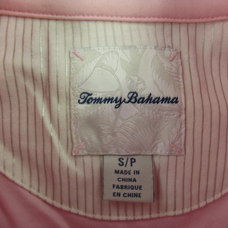 Tommy Baham Chaqueta Mujer Pequeña Cremallera Completa Manga Larga Exterior Rosa Foto 4 de 4